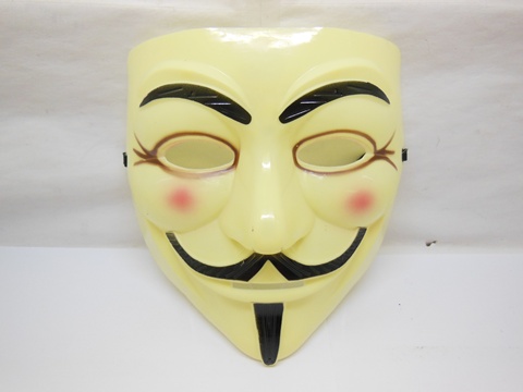 12Pcs V for Vendetta Anonymous Ivory Costume Mask - Click Image to Close